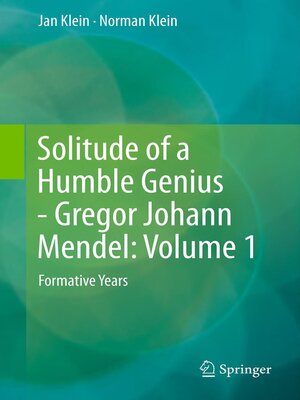 cover image of Solitude of a Humble Genius--Gregor Johann Mendel